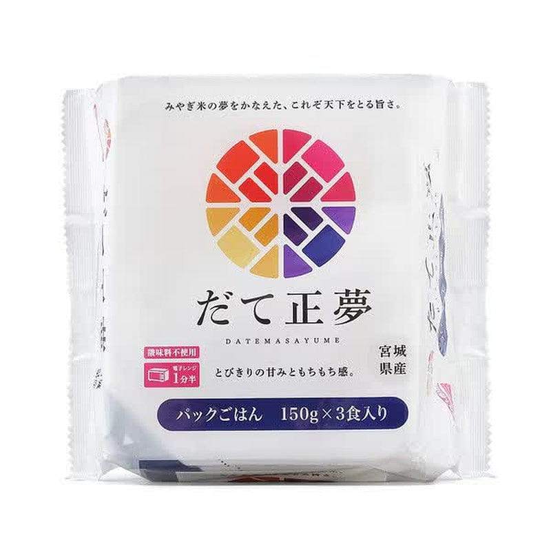 Iris Foods Date Masayume Rice 150g x3 Packs 1 each