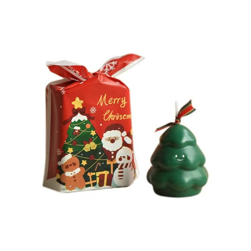 Christmas Aromatherapy Candle Fruit Simulation/Red Candle-Christmas Trees 1 count