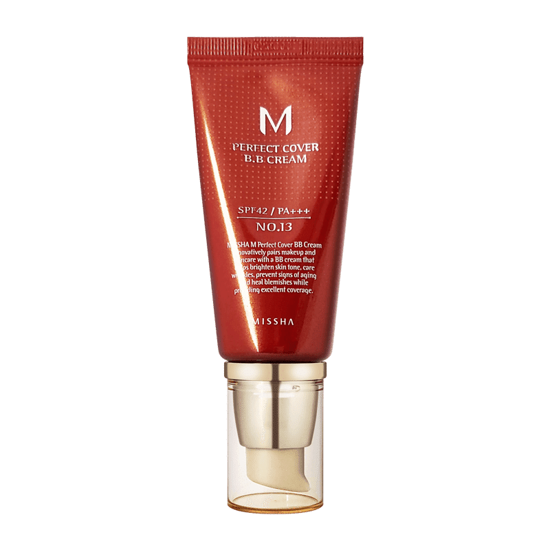 MISSHA Perfect Cover BB Cream NO.13 Bright Beige ( SPF42 PA+++ ) 50ml 50 ml
