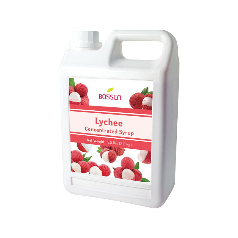 Bossen Lychee Syrup 5.5 lb Bottle 5.5 lb