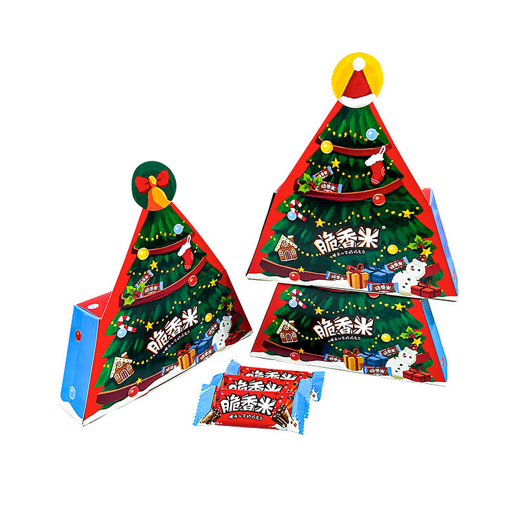 圣诞节脆香米圣诞树礼盒140g*1盒 140 克
