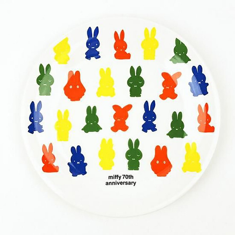 Miffy 历史形象 可微波陶瓷餐盘