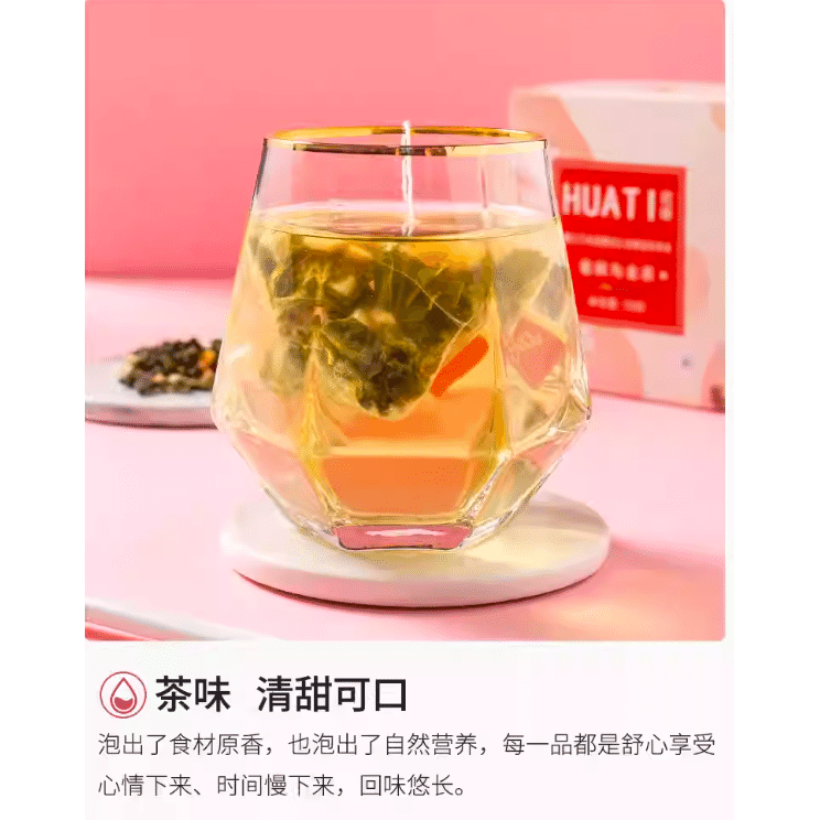 Peach Oolong Tea 1$ per day independent triangular bag tea bag flowe 30 グラム