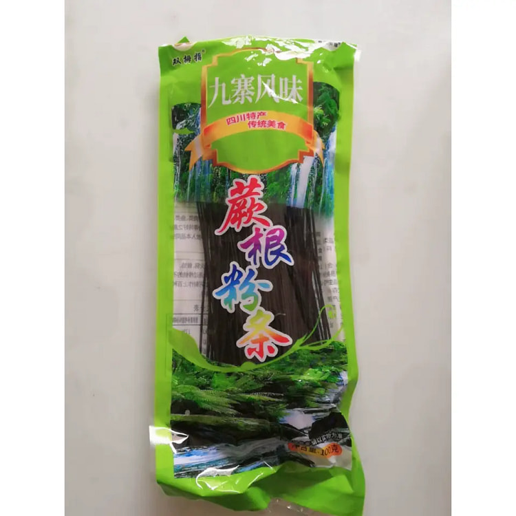 四川特产九寨风味蕨根粉粉丝凉拌酸辣粉100g*1袋
