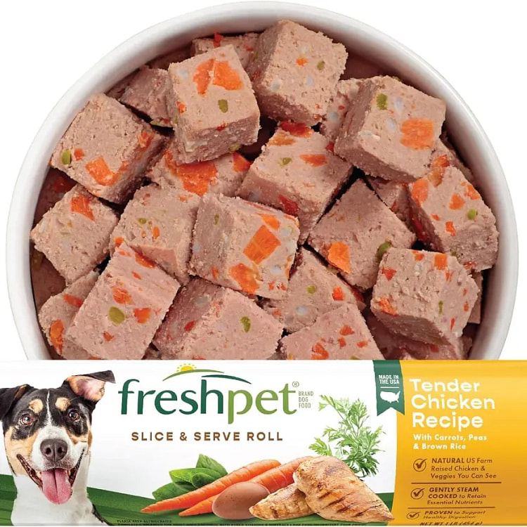 Freshpet Tender Chicken Recipe Dog Food Roll 16oz 1 pack