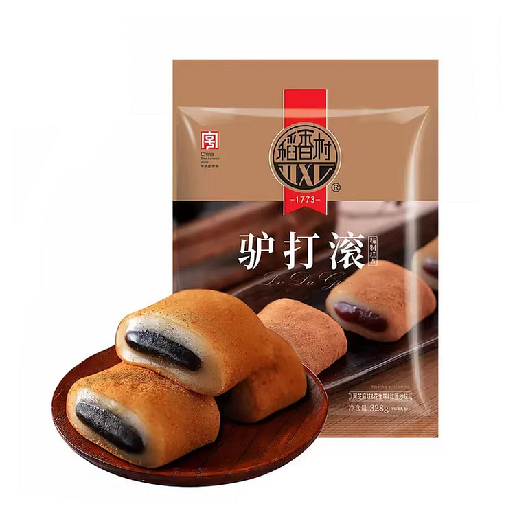 稻香村 驴打滚 黑芝麻&花生&豆沙味糕点糯米糕 328 克