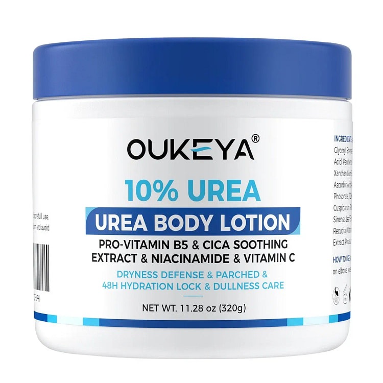 OUKEYA Body Lotion with 10% Urea Cream 11.28oz 1 each