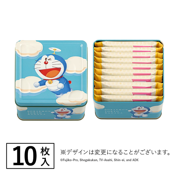 Tokyo Banana Doraemon Crispy Sugar Butter Cookies 1 can