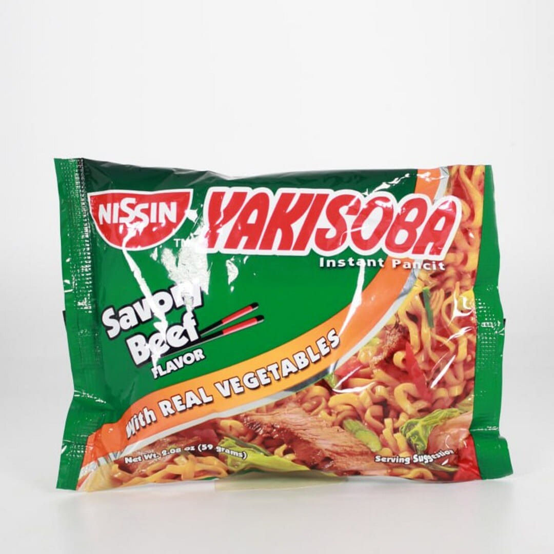 Nissin Yakisoba Savory Beef 59 그램