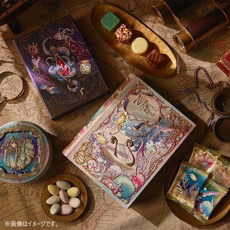 ナハトラビュリント メリーチョコレート シュテルン 缶 メアレスリード ナハトラビュリント シュテルン(星) 9個入【メリーチョコレート】 1 箱