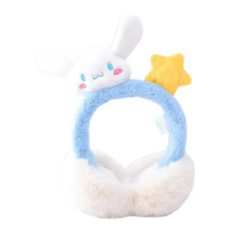 Sanrio Children's Plush Folding Earmuffs For Winter Warmth -Star Cinnamoroll 1 each