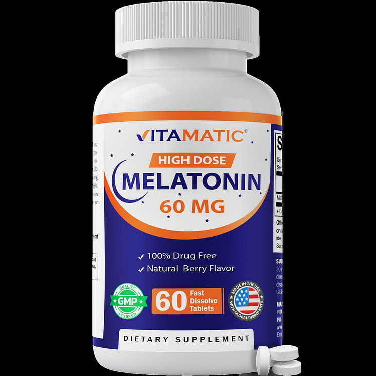 Melatonin 60mg - 60 Fast Dissolve Tablets