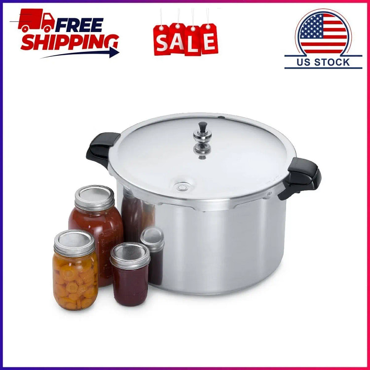 Presto 16 Quart Pressure Canner, Multi-Use Pressur 200 pack