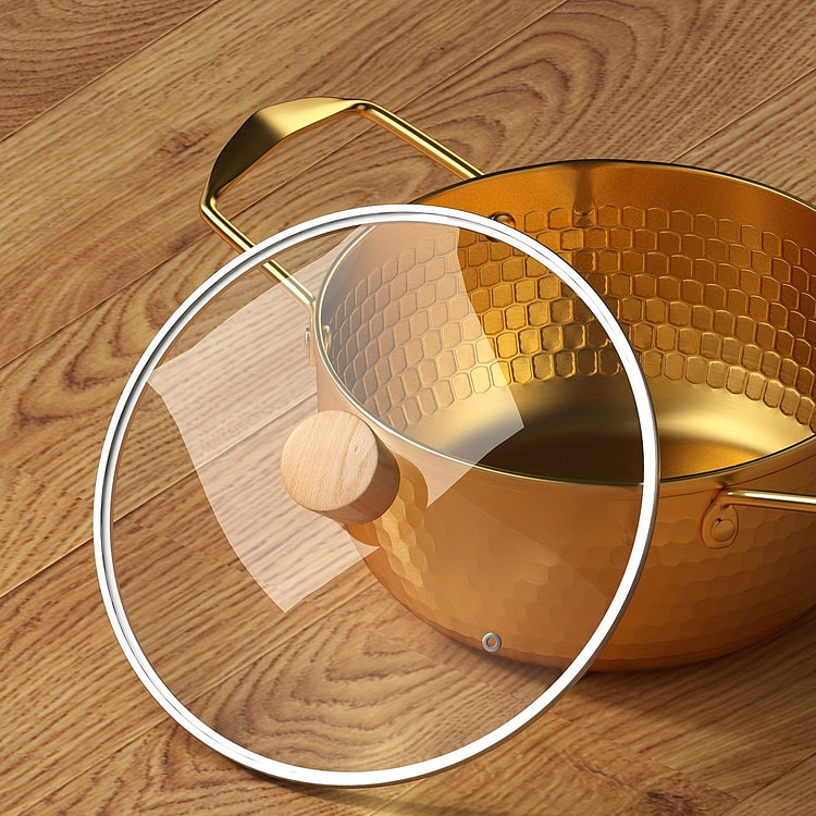 带盖不锈钢汤锅，50.72 盎司。 1 个