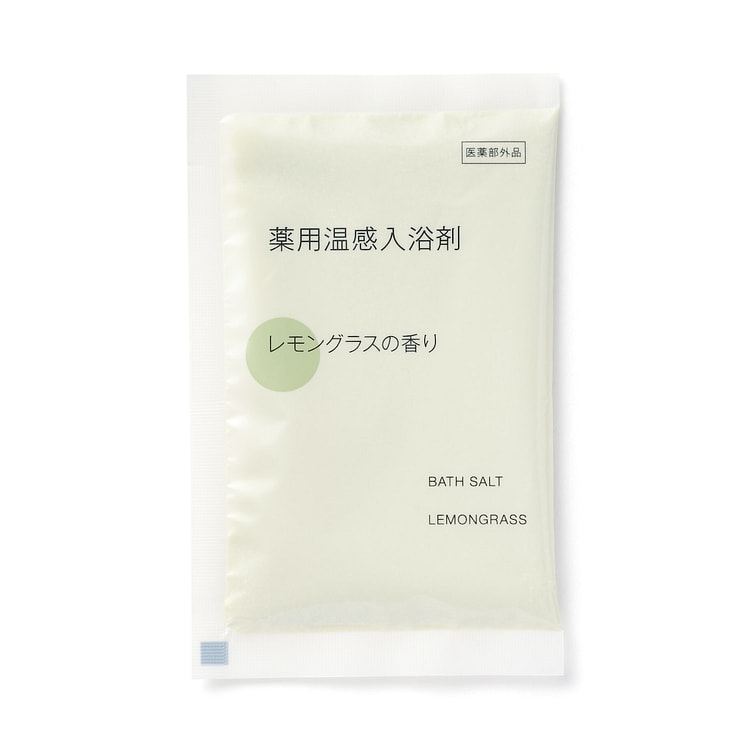 「日本直送」MUJI 无印良品 药用温感入浴剂 柠檬草香味 40克