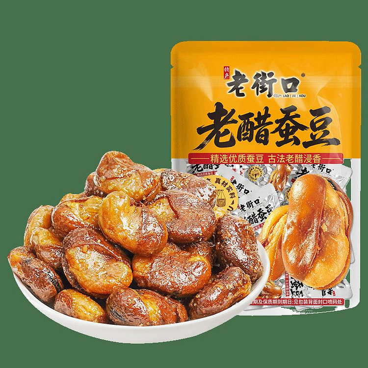 Laojiekou Aged Vinegar Broad BeansSweet&Sour Snack 500 g