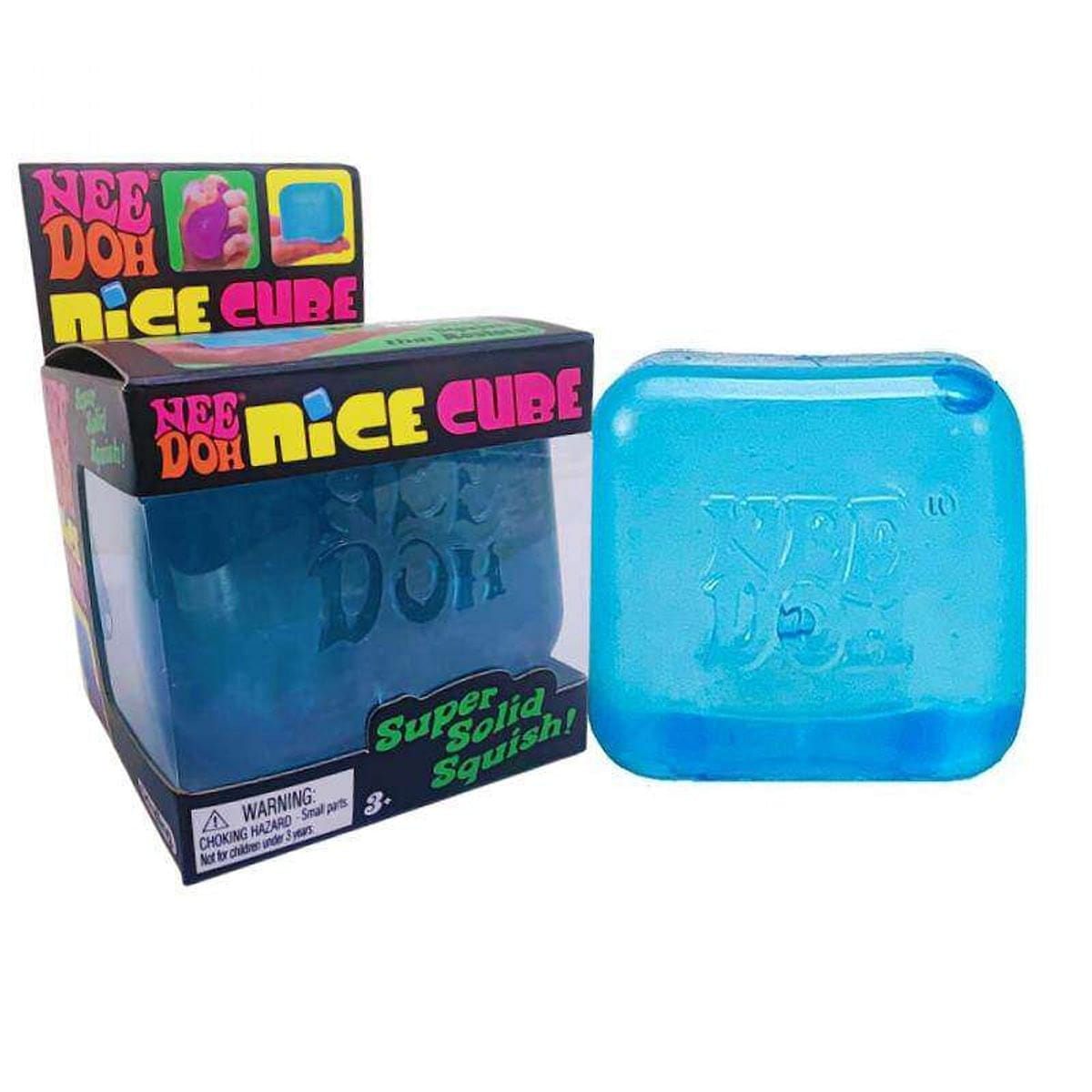 NeeDoh Ice Cube Squishy Toy Blue Creative Stress 1 box