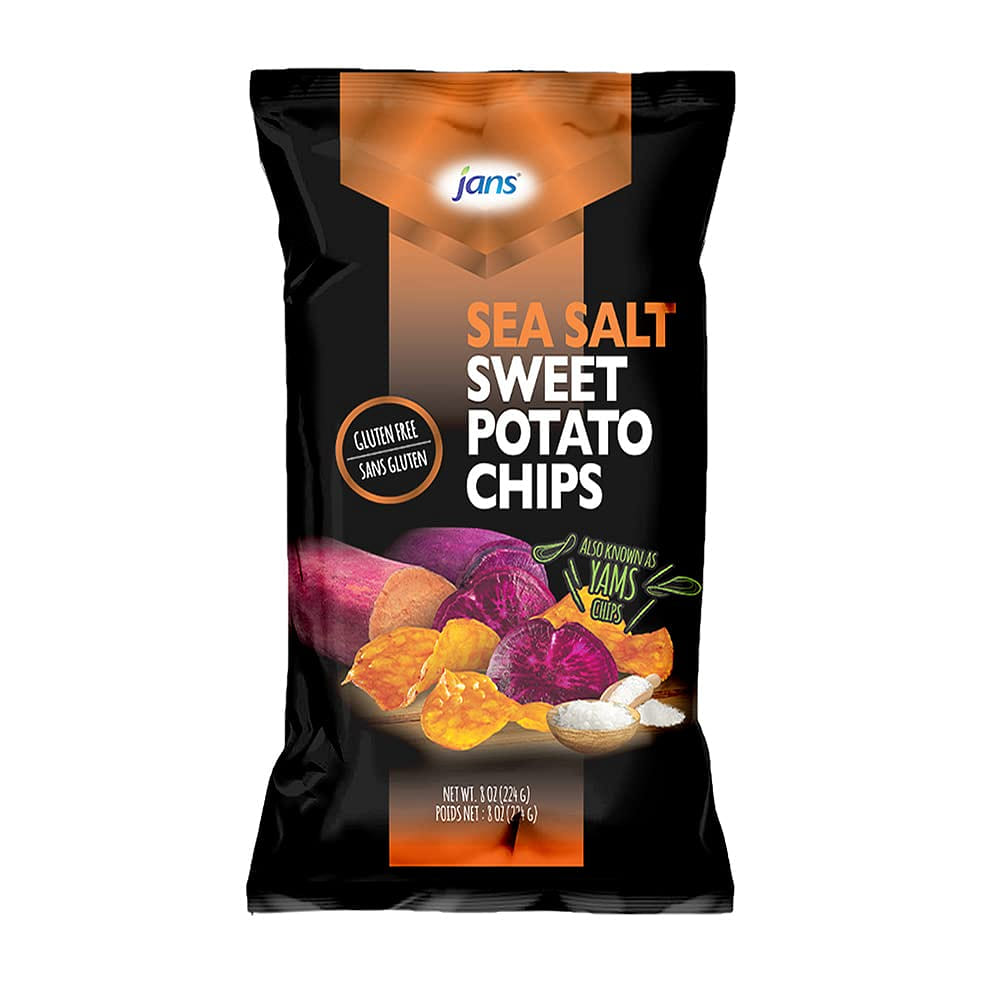 Jans Root Chips Sea Salt Cassava Chips Pack of 1 8 oz