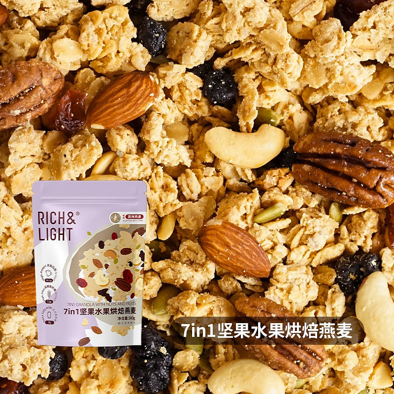 RichLight 7 in 1 nuts and fruits oatmeal 300g 300 g