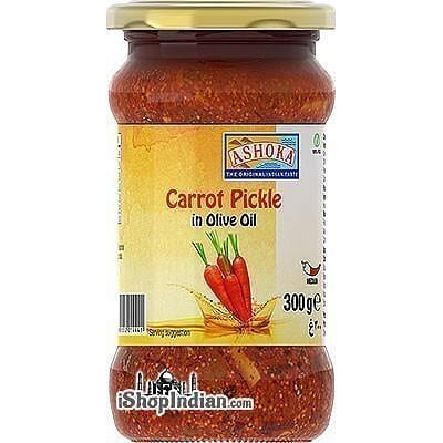 Ashoka Carrot Pickle in Olive Oil, 10.5 oz bottle 10.5 oz
