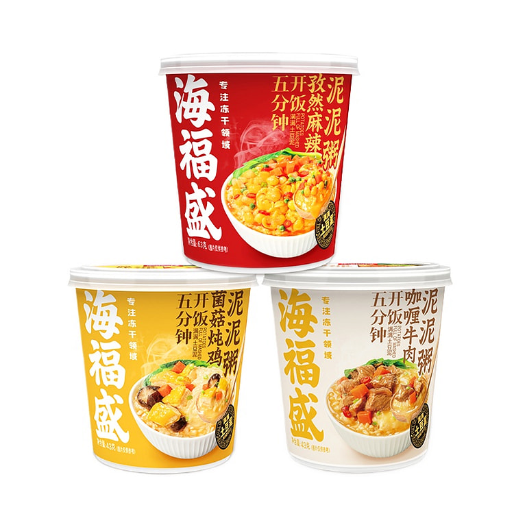 海福盛速食粥土豆泥3口味149g*1盒