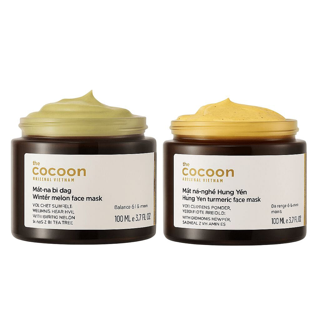 Cocoon Turmeric & Wintermelon Mask Duo Bigsize 2 pack