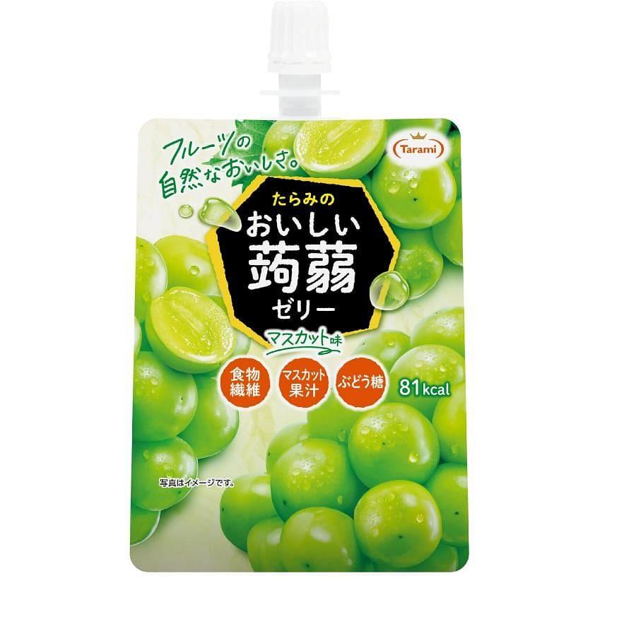 Tarami Konjac Juice Jelly Muscat Grape Flavor 150g 1 pack