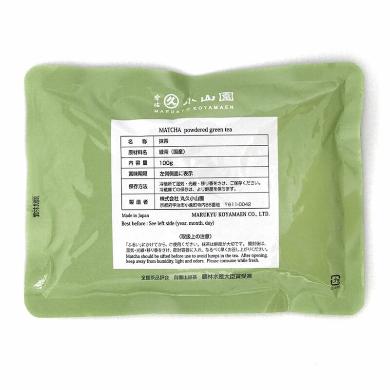 UJI MATCHA 宇治抹茶　丸久小山園　若竹1kg 丸久小山园宇治若竹(低级别)无糖抹茶粉烘焙用- Weee!