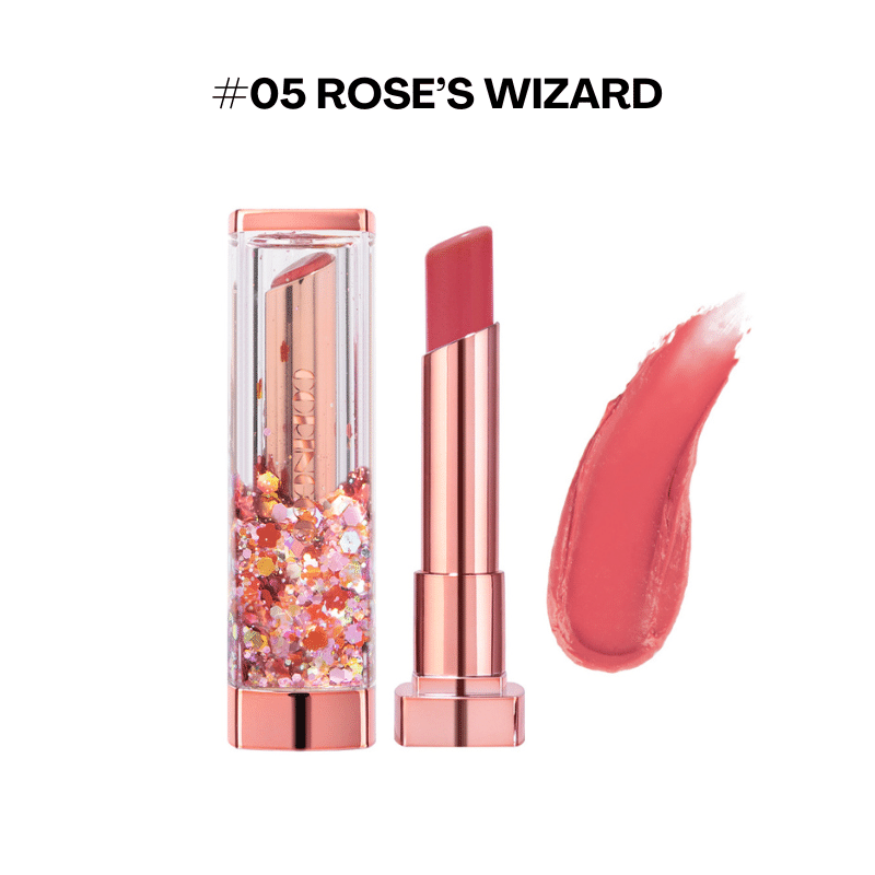 CORINGCO Shalala Snow Ball Sparkle Lip Balm #5 Rose’s Wizard 1 each