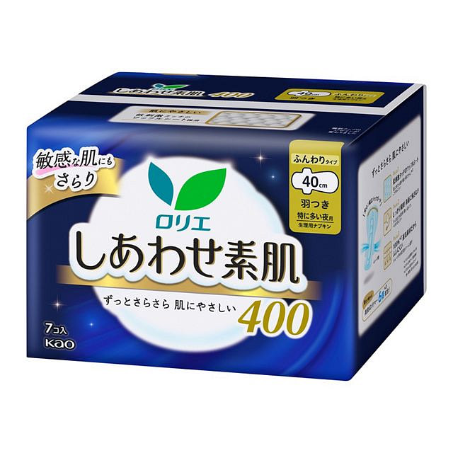 Laurier F Series Night Sanitary Pads 40cm 7pcs 1 each