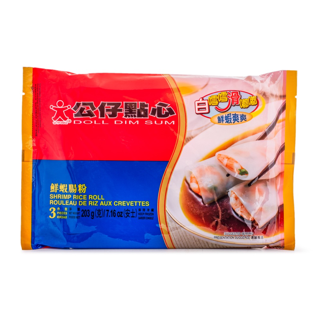 Get Doll Dim Sum Shrimp Cheong Fun Rice Roll, Frozen 203 g Delivered