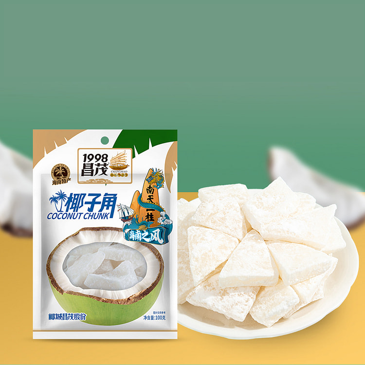 Changmao Sea South specialty coconut horn coconut dried coconut fragrant le