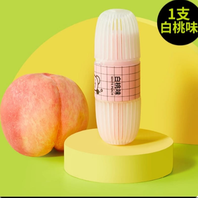 Ogura bear toilet basket white peach 50g 1 each