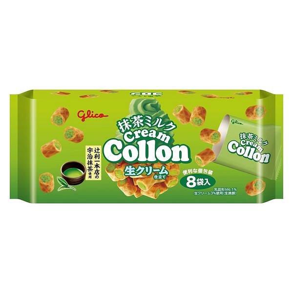 格力高 抹茶牛奶卷 8袋入 1 包