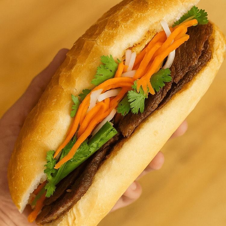 越式烤牛肉面包