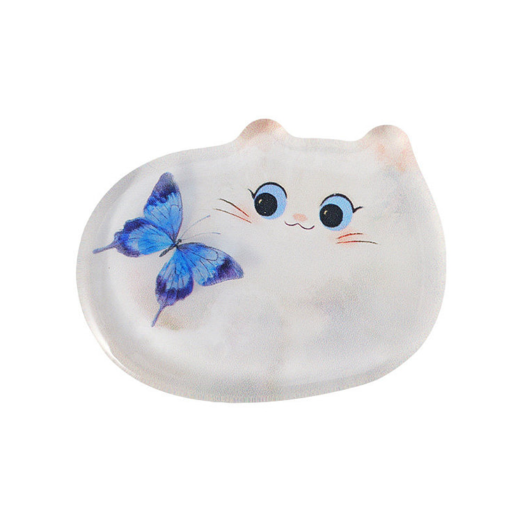 故宫礼物 宫猫立体画冰箱贴白猫款4.8*6.4厘米 1 盒