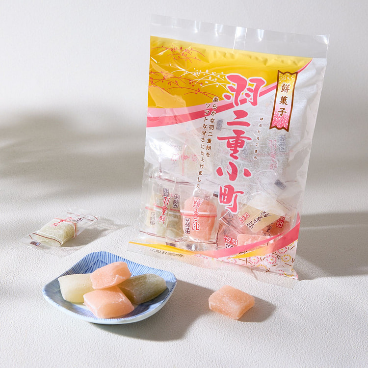 彩色羽二重饼