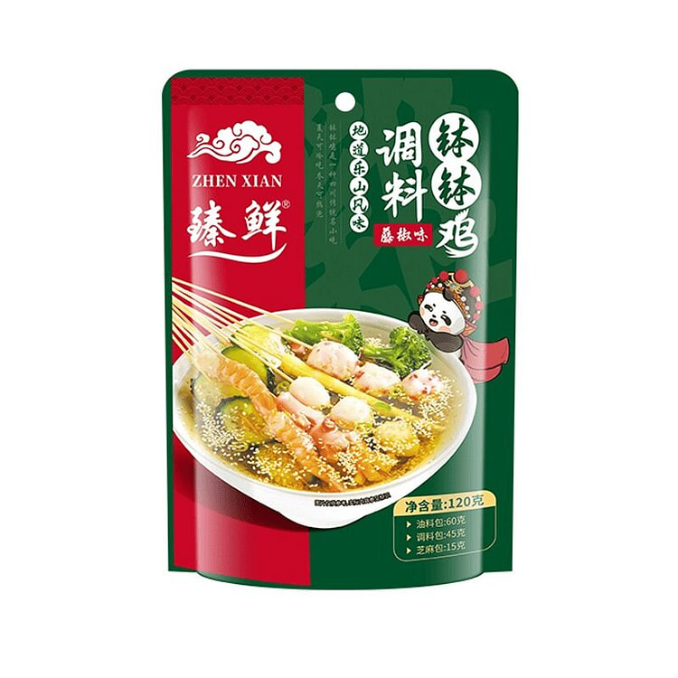 臻鲜 钵钵鸡调料 藤椒味 120g*1袋