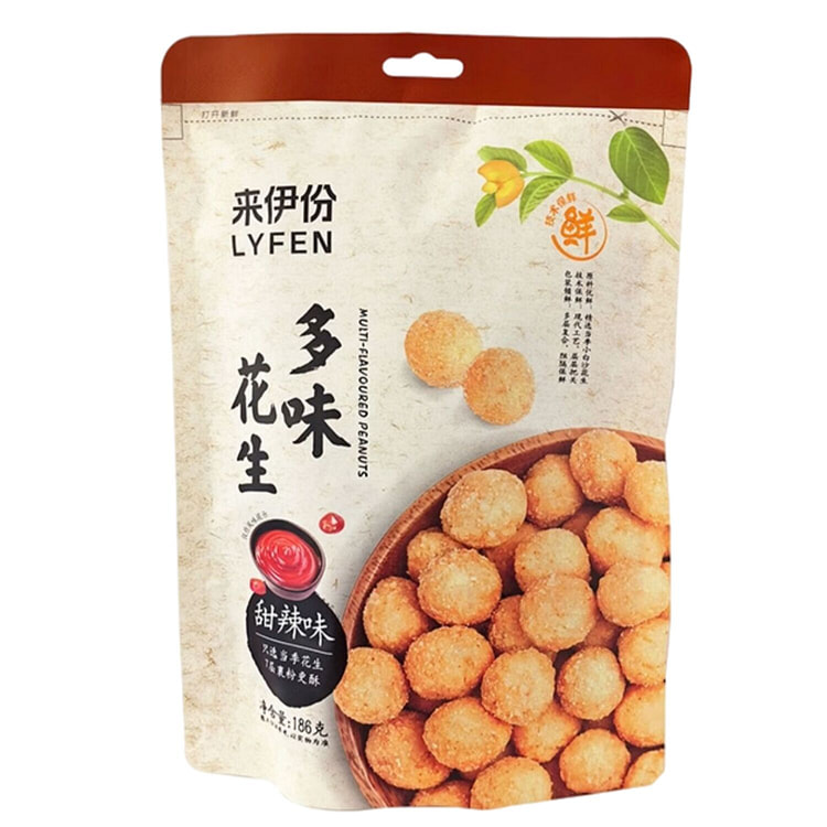 多味花生米 甜辣味 每日坚果干果炒货 休闲零食