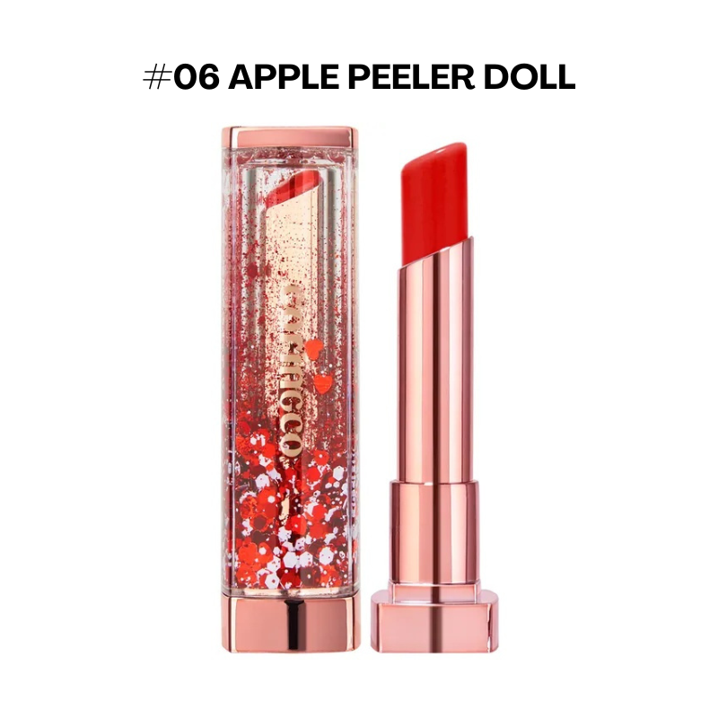 CORINGCO Shalala Snow Ball Sparkle Lip Balm #6 APPLE PEELER DOLL 1 each