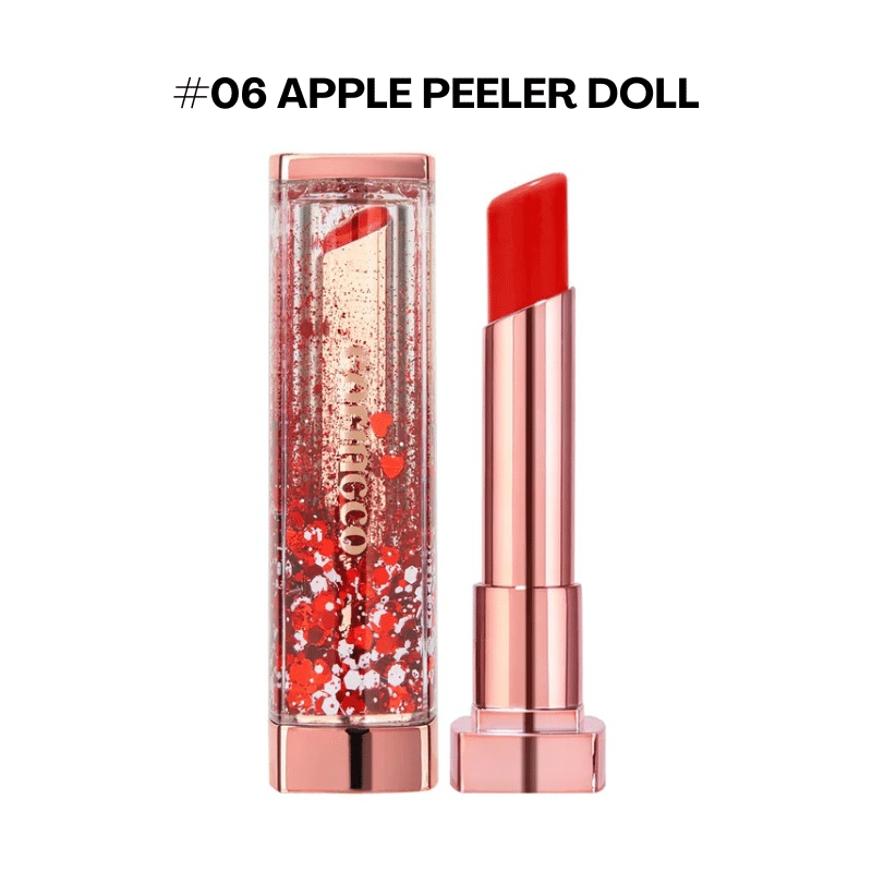 CORINGCO Shalala Snow Ball Sparkle Lip Balm #6 APPLE PEELER DOLL 1 each