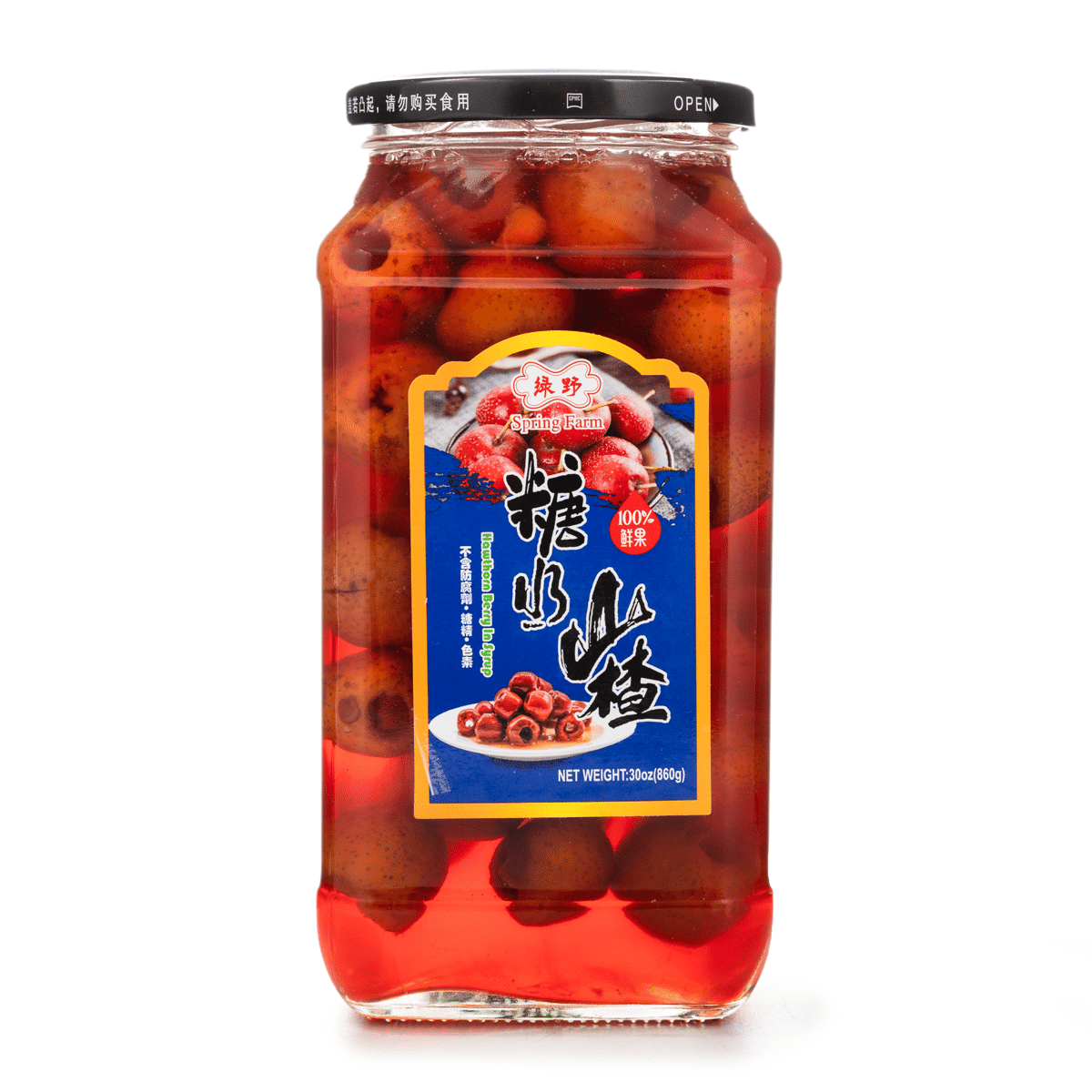 Spring Farm Hawthorn Berry in Syrup 860 g