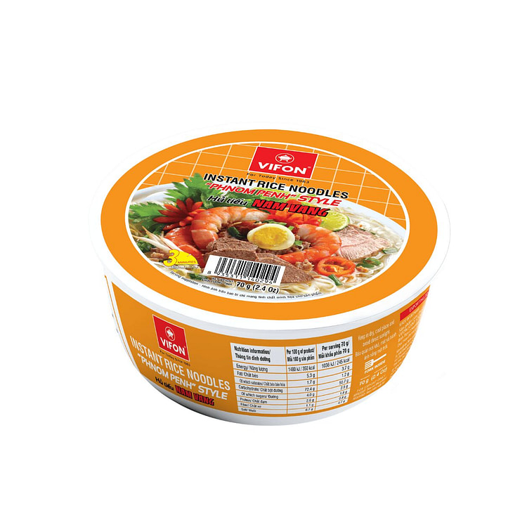 [1-BOWL] VIFON Phnom Penh Rice Noodle Soup 2.47 oz (min 2)
