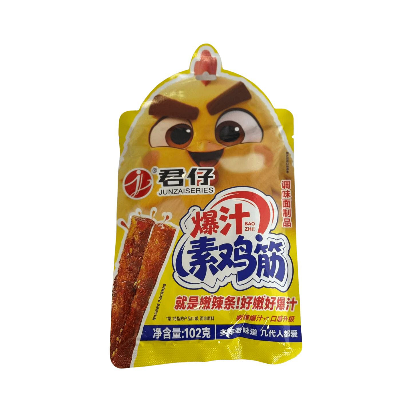 Junzai Spicy Grilled Wheat Gluten 102g 1 pack