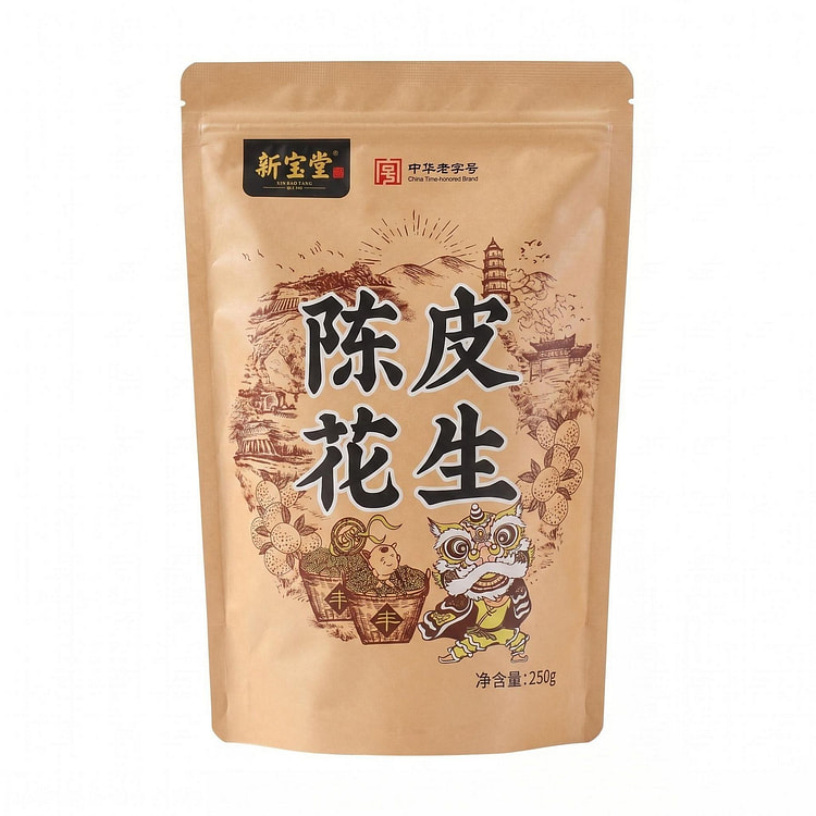 新宝堂新会陈皮花生250g 1 包