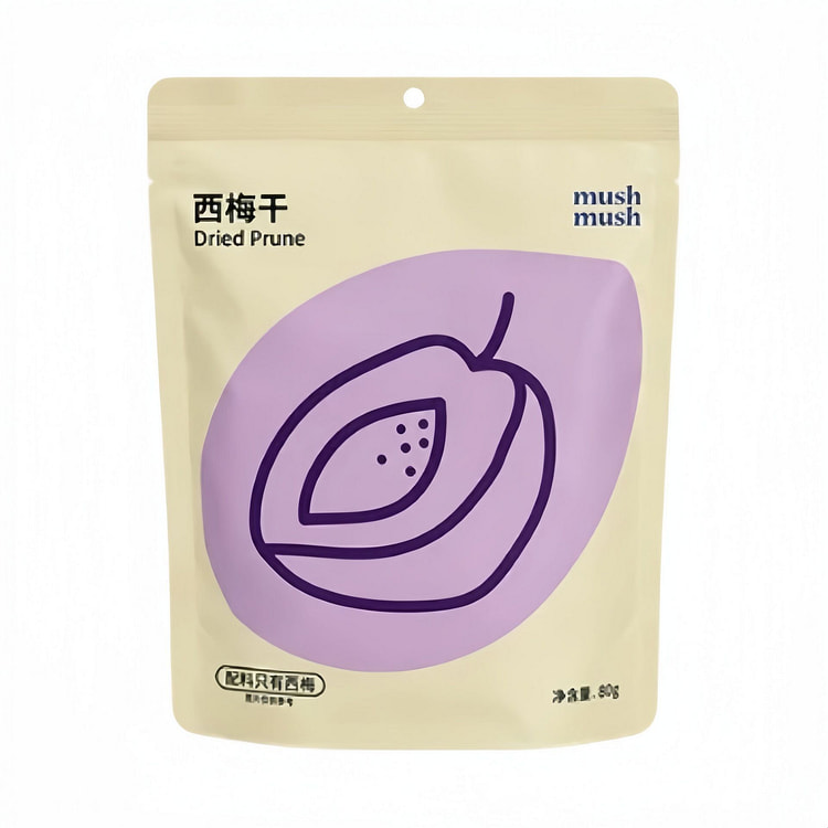mushmush 西梅干无添加即食 80g*1袋 80 克