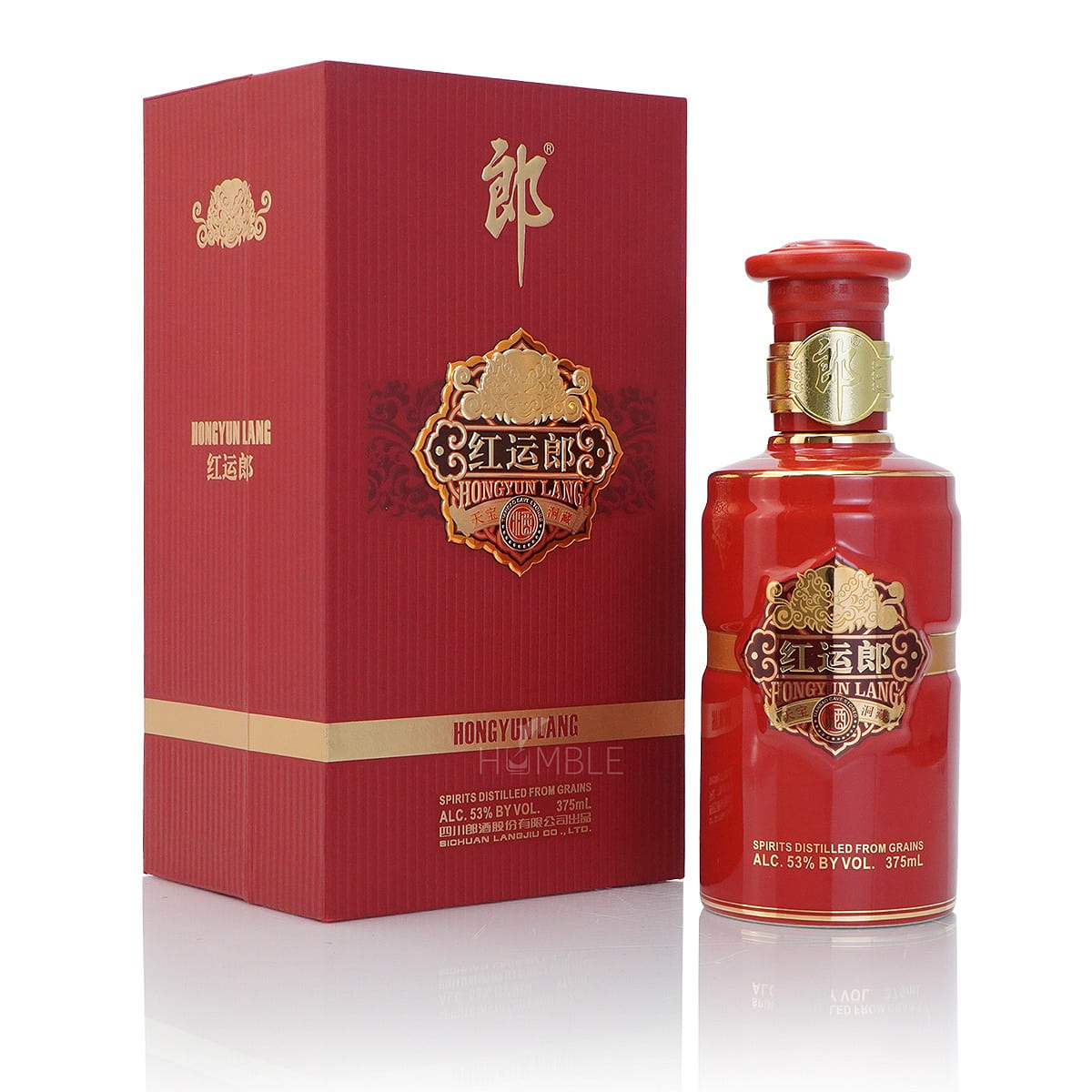 Langjiu Hong Yun Lang Chinese Baijiu 375 ml