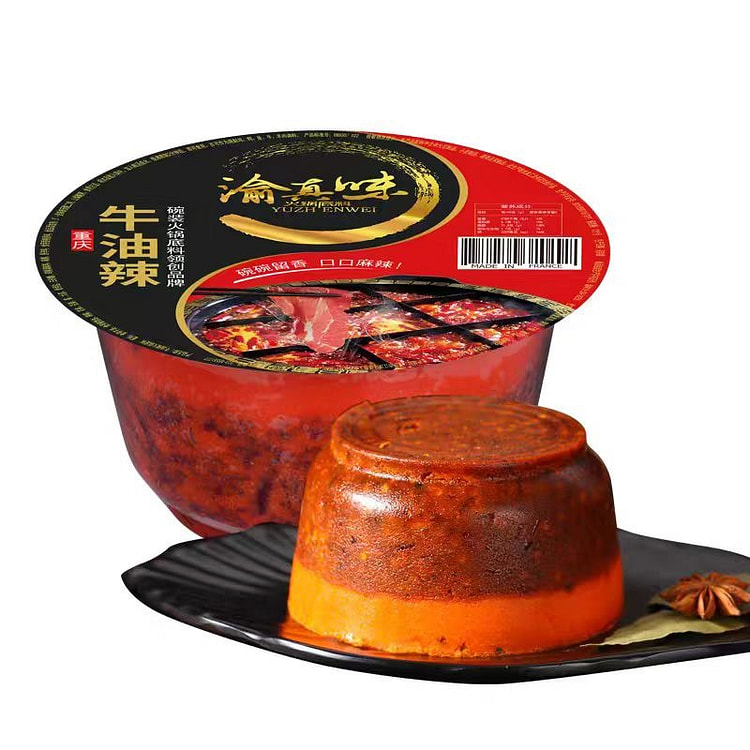 渝真味重庆特产牛油火锅底料麻辣香锅328g*1盒 328 克