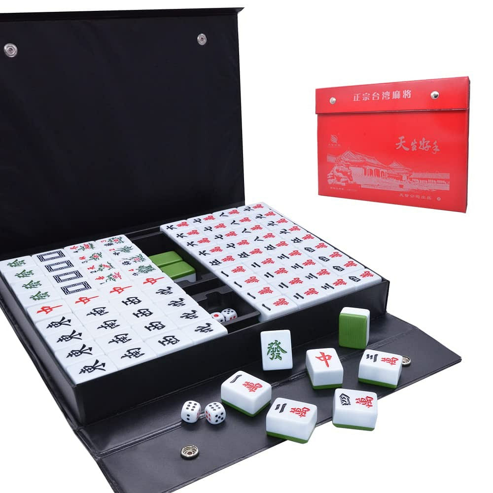 34mm Mahjong Set,146 Medium Size Tiles,Mah Jong 1 each