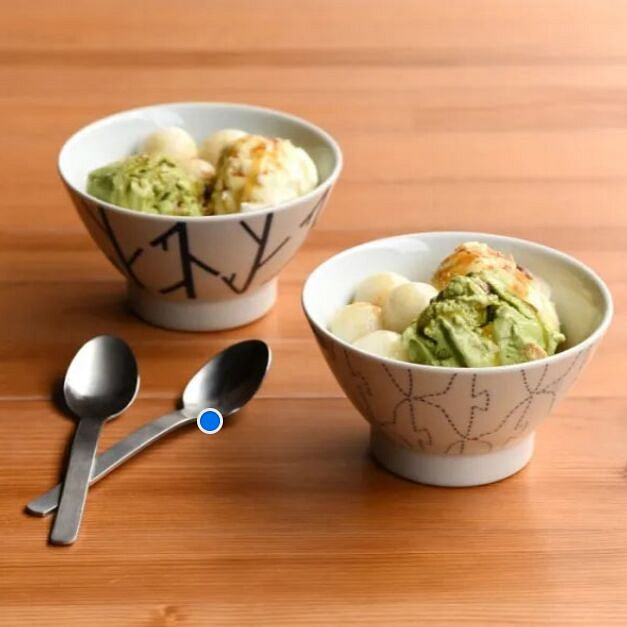 波佐见烧 饭碗- 缝线